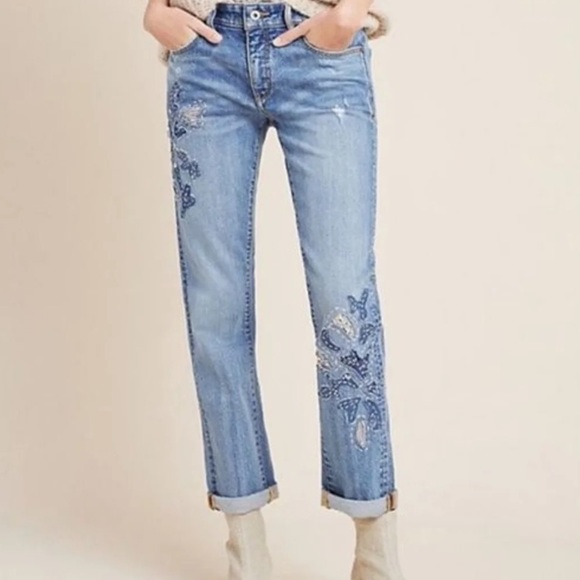 Anthropologie Denim - Anthro| Pilcro and the Letterpress Slim Boyfreind